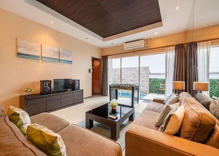 Anb Modern B16 Poolvilla 3Br For 6-8Pax - Jomtian Beach